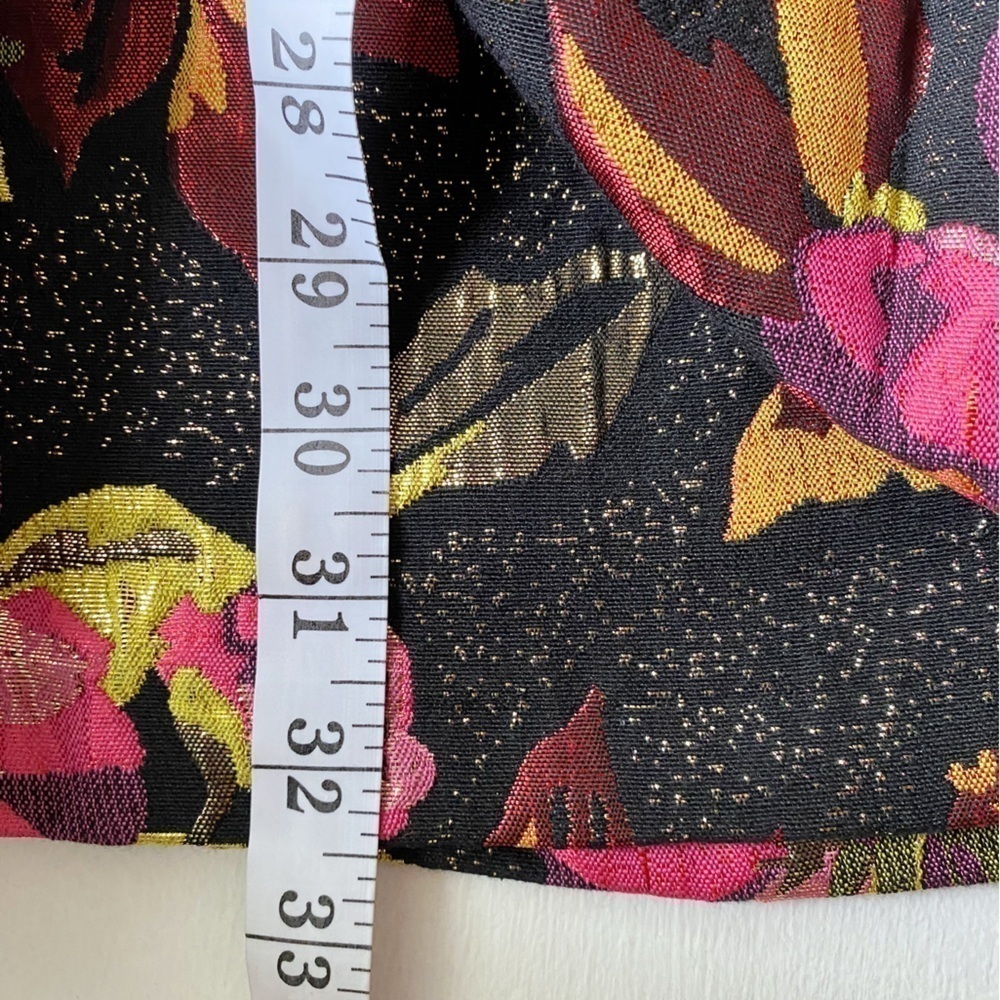 Gianni Bini Brocade floral and metallic dress - Picture 13 of 15